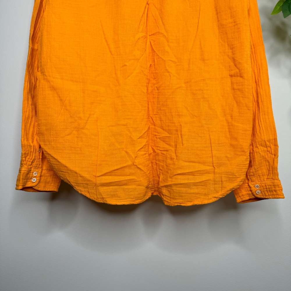 Xirena Gauze Cotton Scout Button Down Blouse size L Large - Picture 7 of 11